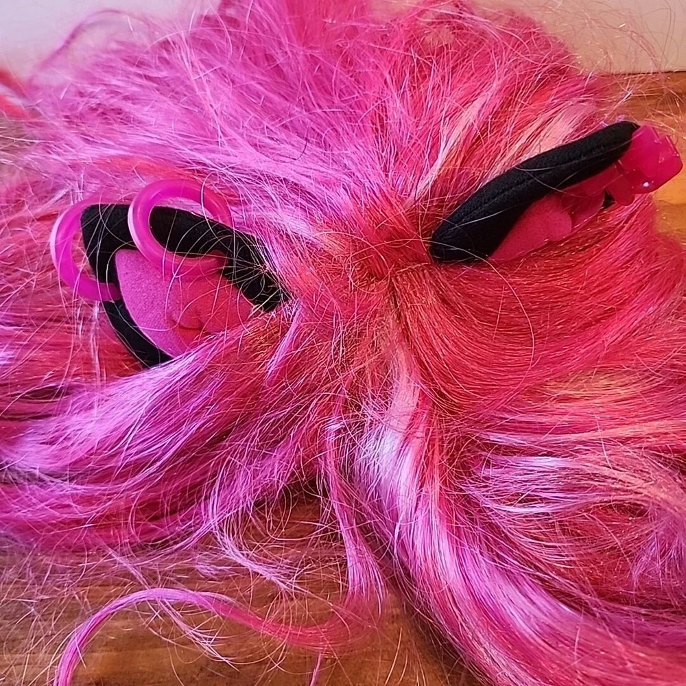 Rubies Monster High CHATTY NOIR Child's Halloween Wig Ears‎ & Earrings New